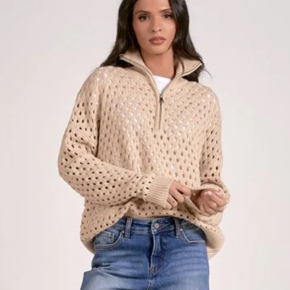 Elan half zip sweater